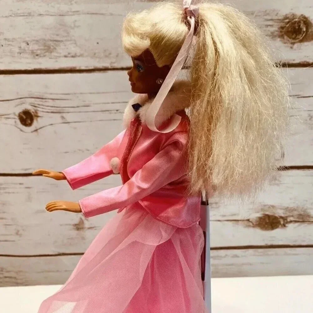 MATTEL BARBIE Doll Pink Jacket Skirt Dress 12